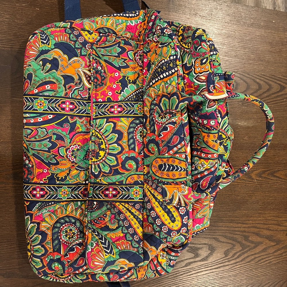 Gently used Vera Bradley duffel bag